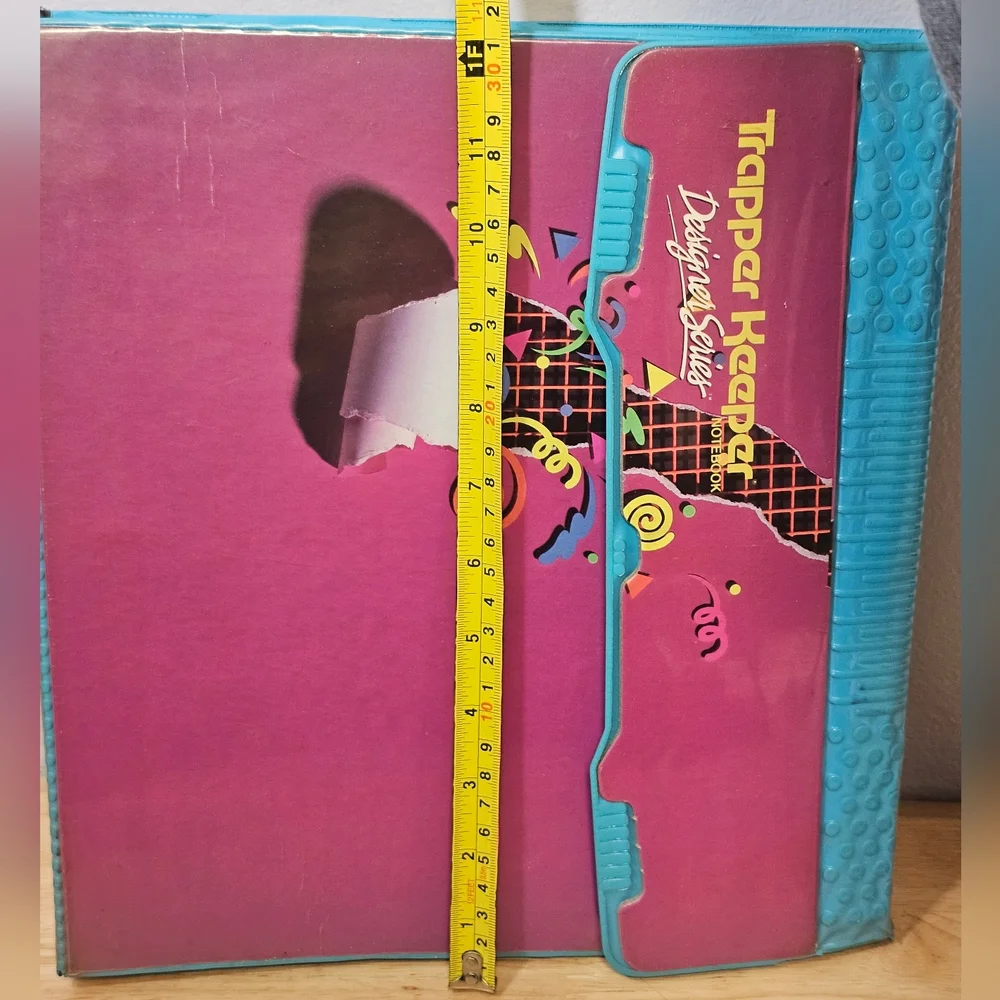 Vintage 90's Mead Trapper Keeper Designer Series 3 Ring Binder